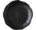 クレーター丸皿 黒マット 30.0cm　51361360