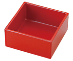A 69角小箱（玉手重用）赤（二度塗り）　15054840