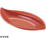 耐熱大葉鉢（小）オール柿朱　51019440