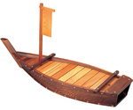 木製4尺 焼杉大漁舟　53250250
