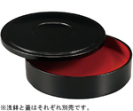 7寸 冷麺鉢 黒（蓋）　40431285