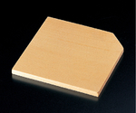 木製白木スミ切板113角x6mm（艶有クリアー）　22281650