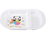 角ランチ皿 赤ちゃんパンダ（PA-10）　21006420
