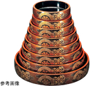 太鼓尺1寸 梨地御所車　62020240