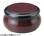 寿冠チラシ 溜漆羽毛目親（内黒）　74010302