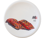 A150寿司皿 ホワイトパール 鯛（タイ）　50260030