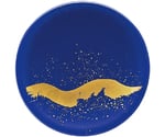 A150寿司皿 ブルー 玄海波　13000155