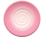 A）150渦巻き皿 ピンク ぼかしパール　12044530