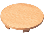 木製回転寿司皿用丸付台（スベリ止付）　12030430