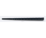 PBT23.5cm 細亀甲一刀彫箸 黒乾漆塗　90023069
