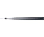 PBT23.5cm 先ねじれ細身箸 黒塗　90042510