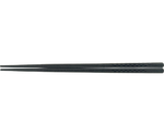 G-PET 22.5cm チェック四角箸 黒OM　90043630