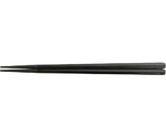 SPS 22.5cm 五角（面取）箸 黒OM　90030580