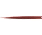 SPS 22.5cm 五角箸 茶OM（面取）　90023181