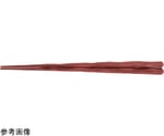 SPS 24cm 六角一刀彫箸 茶OM　90023161