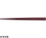 PBT21cm チェック四角箸 エンジOM　90032600