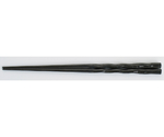 PBT22.5cm うず彫箸 黒OM　90030730