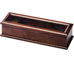 木製箸箱（楊枝入付）摺漆塗2F34-5　75002455