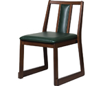 SH430福高座椅子（レザー・濃緑）　11005757