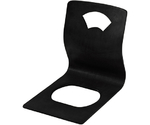 木製座椅子 扇黒　12020480