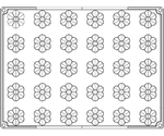 パボフレックス 400x300mm マルゲリータ(Margherita) by Antonio Bachour　PX43101