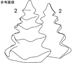 3Dチョコレートモールド クリスマス チュチュミニ（Mini Tutu Tree） 1セット(2個入)　KT163