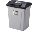 ハンドル付分別ペール70L ブラック　665073