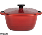 メラミン パールリバーポット24cm レッド　