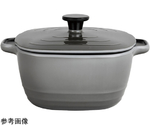 メラミン パールリバーポット24cm グレー　