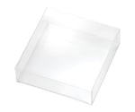 PETクリアケース 85×85×25mm 無地 1パック（10個入）　006854113