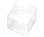 PETクリアケース 100×100×100mm 無地 1パック（5個入）　006854116