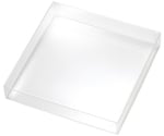 PETクリアケース 150×150×25mm 無地 1パック（5個入）　006854124