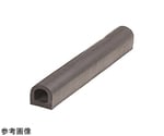 ターミナルラバー（穴なし金具なし）黒 50×50×3000Lmm　KSN5-30