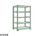 中軽量棚NE型 単体 5段 W1800×D724×H2100mm グリーン　NE-2755