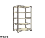 中軽量棚NEW型 単体 5段 W1800×D724×H2100mm ホワイトグレー　NEW-2755