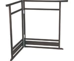 WM 衣桁型タオル掛け ブラック　50639