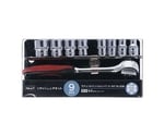 69-1244-91 PROACT ソケットレンチセット 差込角9.5mm8～19mm用 【AXEL