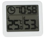 測HAKARI デジタル温湿度計 ホワイト　D6559