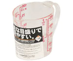 ベジライブ 大きい目盛耐熱計量カップ 200mL　CC1052