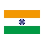 ビッグフラッグ小 国旗 インド 小（販促用）　54445