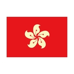 ビッグフラッグ小 国旗 香港 小（販促用）　54452
