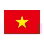 ビッグフラッグ小 国旗 ベトナム 小（販促用）　54455