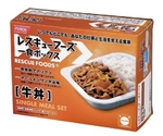 レスキューフーズ 1食ボックス 単品 牛丼　