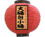 提灯 大腸包小腸 八寸丸 赤　55161