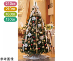 クリスマスツリーセット ゴールド高さ180×幅115cm　48-1-2-2