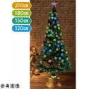 グリーンファイバークリスマスツリー レインボースター 高さ210×幅90cm　48-30-4-4