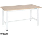 軽量作業台（KKタイプ/耐荷重350kg/木目メラミン天板/H740/固定式） 1500×750×740mm　KK-59MKW