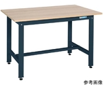 軽量作業台（KKタイプ/耐荷重350kg/木目メラミン天板/H740/固定式） 1200×900×740mm　KK-40MKD