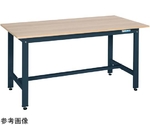 軽量作業台（KKタイプ/耐荷重350kg/木目メラミン天板/H740/固定式） 1500×600×740mm　KK-58MKD