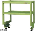 作業台用簡易架台（奥行タイプ/H450/棚板2段仕様） 750×300×450mm　KT-072K